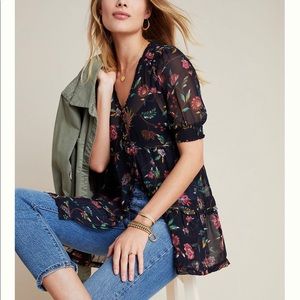 Anthropologie Salzburg Sheer Tunic